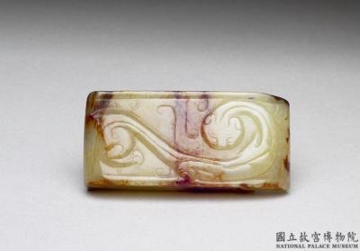 图片[3]-Jade Scabbard Slide with Beast Pattern, mid to late Western Han dynasty, 140 BCE-8 CE-China Archive